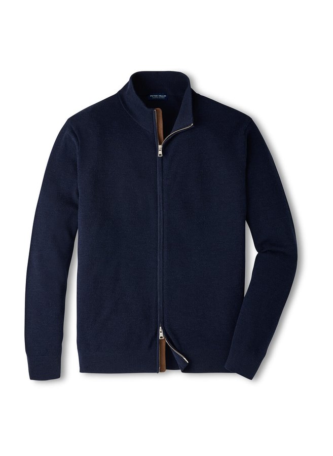 Peter Millar Excursionist Flex Full-Zip Sweater